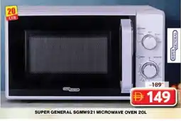 Grand Hyper Market SUPER GENERAL Microwave Oven offer