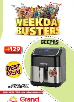 Grand Hyper Market GEEPAS Air Fryer offer
