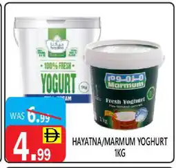 United Hypermarket HAYATNA Yoghurt offer