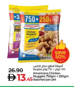 Lulu Hypermarket AMERICANA Chicken Nuggets offer