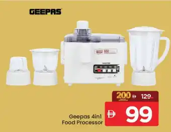 Mark & Save GEEPAS Food Processor offer