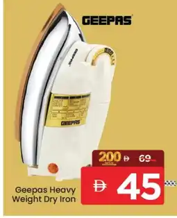 Mark & Save GEEPAS Ironbox offer