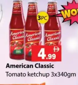 Gulf Hypermarket AMERICAN CLASSIC Tomato Ketchup offer