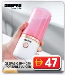 Grand Hyper Market GEEPAS Juicer offer