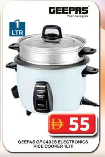 Grand Hyper Market GEEPAS Rice Cooker offer