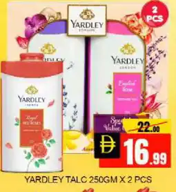Mango Hypermarket LLC YARDLEY Talcum Powder offer