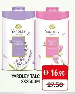 Mango Hypermarket LLC YARDLEY Talcum Powder offer