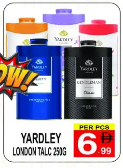 Friday Center YARDLEY Talcum Powder offer