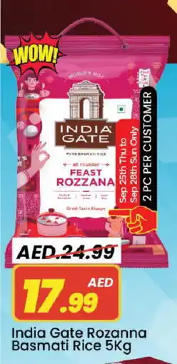 Mark & Save INDIA GATE Basmati / Biryani Rice offer