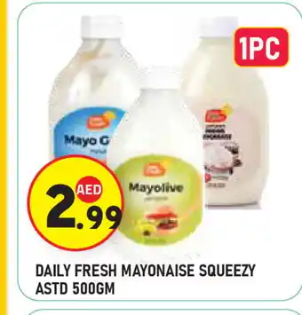 Baniyas Spike Hypermarket DAILY FRESH Mayonnaise offer