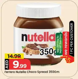 Mark & Save NUTELLA Chocolate Spread offer