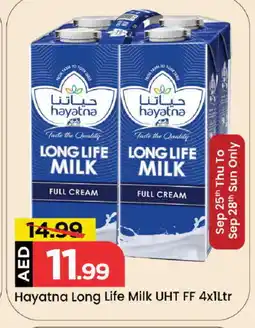 Mark & Save HAYATNA Full Cream Milk offer
