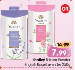Al Madina Hypermarket YARDLEY Talcum Powder offer