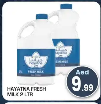 Baniyas Spike Hypermarket HAYATNA Fresh Milk offer