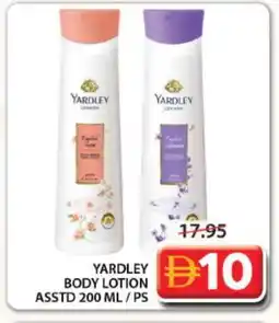 Grand Hyper Market YARDLEY Body Lotion & Cream offer
