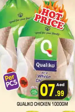 Baniyas Spike Hypermarket QUALIKO Frozen Whole Chicken offer