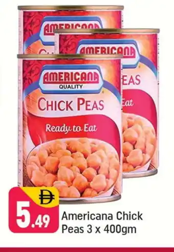 Shaklan AMERICANA Chick Peas offer