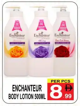 Gift Point Enchanteur Body Lotion & Cream offer
