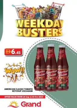 Grand Hyper Market AMERICAN CLASSIC Tomato Ketchup offer