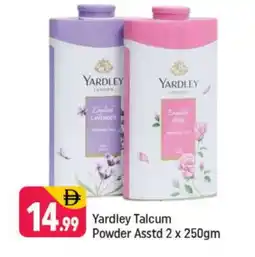 Shaklan YARDLEY Talcum Powder offer