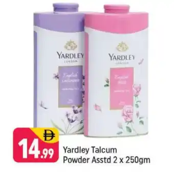 Shaklan YARDLEY Talcum Powder offer