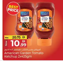 Kenz Hypermarket AMERICAN GARDEN Tomato Ketchup offer