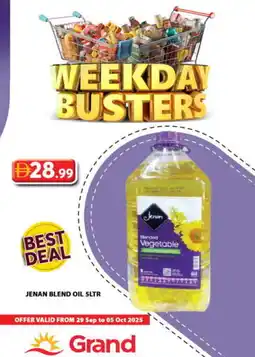 Grand Hyper Market JENAN Vegetable Oil offer