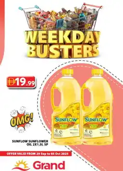 Grand Hyper Market SUNFLOW Sunflower Oil offer
