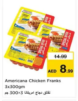 Nesto AMERICANA Chicken Franks offer