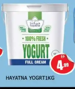 Al Madina HAYATNA Yoghurt offer