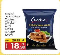 Kenz Hypermarket CUCINA Chicken Strips offer