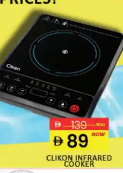 Mango Hypermarket LLC CLIKON Infrared Cooker offer