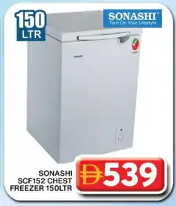 Grand Hyper Market SONASHI Freezer offer
