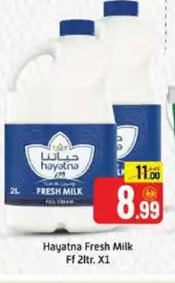 Mango Hypermarket LLC HAYATNA Fresh Milk offer