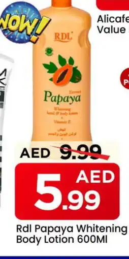 Mark & Save RDL Body Lotion & Cream offer