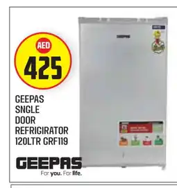 Baniyas Spike Hypermarket GEEPAS Refrigerator offer