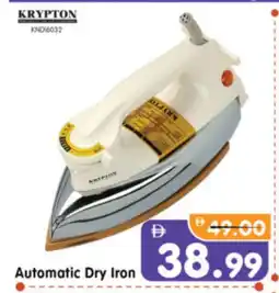 Al Madina Hypermarket KRYPTON Ironbox offer