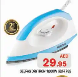 Baniyas Spike Hypermarket GEEPAS Ironbox offer