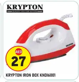 Baniyas Spike Hypermarket KRYPTON Ironbox offer