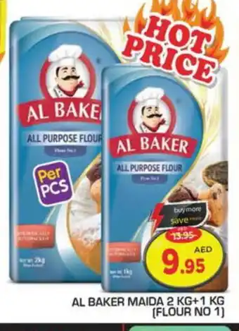 Baniyas Spike Hypermarket AL BAKER All Purpose Flour offer