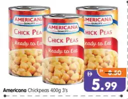 Al Madina Hypermarket AMERICANA Chick Peas offer