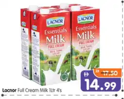 Al Madina Hypermarket LACNOR Full Cream Milk offer