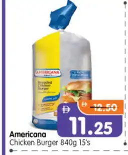 Al Madina Hypermarket AMERICANA Chicken Burger offer