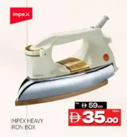 Al Madina IMPEX Ironbox offer