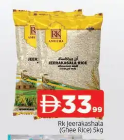Al Madina RK Jeerakasala Rice offer