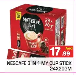 Baniyas Spike Hypermarket NESCAFE Coffee 3in1 offer