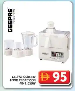 Grand Hyper Market GEEPAS Food Processor offer