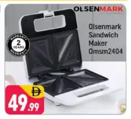 Shaklan OLSENMARK Sandwich Maker offer