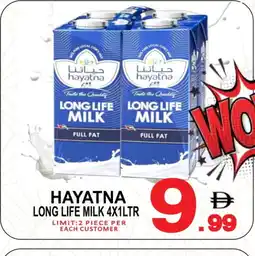 Gift Point HAYATNA Long Life / UHT Milk offer