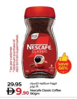 Lulu Hypermarket NESCAFE Coffee offer